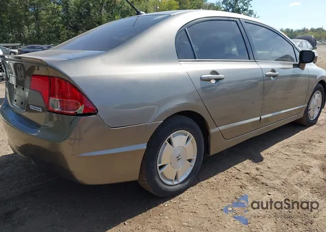 2006 Honda Civic Hybrid from USA, damaged, VIN JHMFA36286S002981